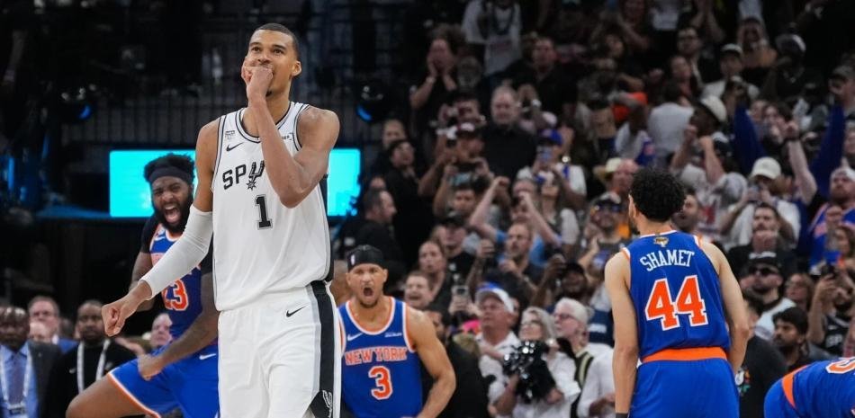 Wemby y los Spurs en problemas en las Finales NBA