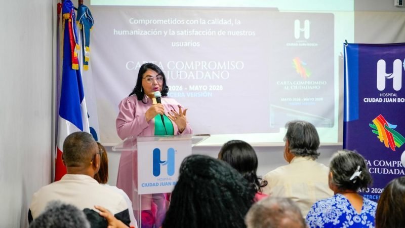 Hospital Ciudad Juan Bosch presenta Carta Compromiso al Ciudadano