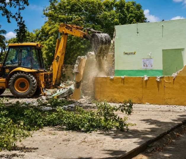 La Escuela Gregorio Luperón de San Luis se renueva rápidamente