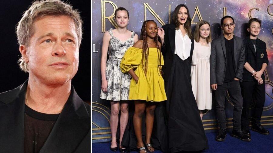 Los hijos de Angelina Jolie y Brad Pitt le quitan el apellido al papá