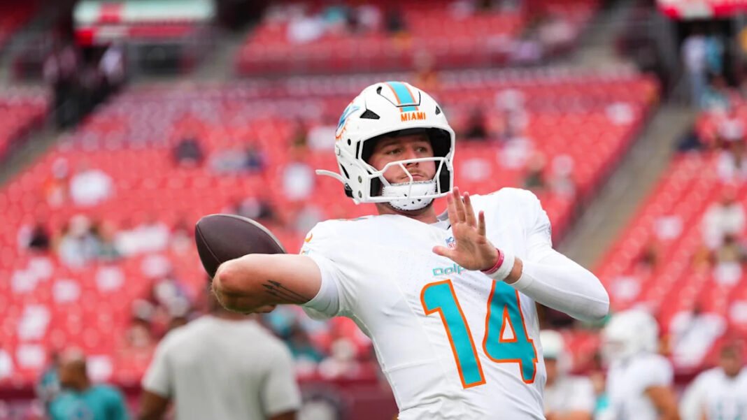 ¡Cambiazo en la NFL! Quinn Ewers de los Dolphins a los Jaguars Cambio en la NFL Quinn Ewers de los Dolphins a los Jaguars