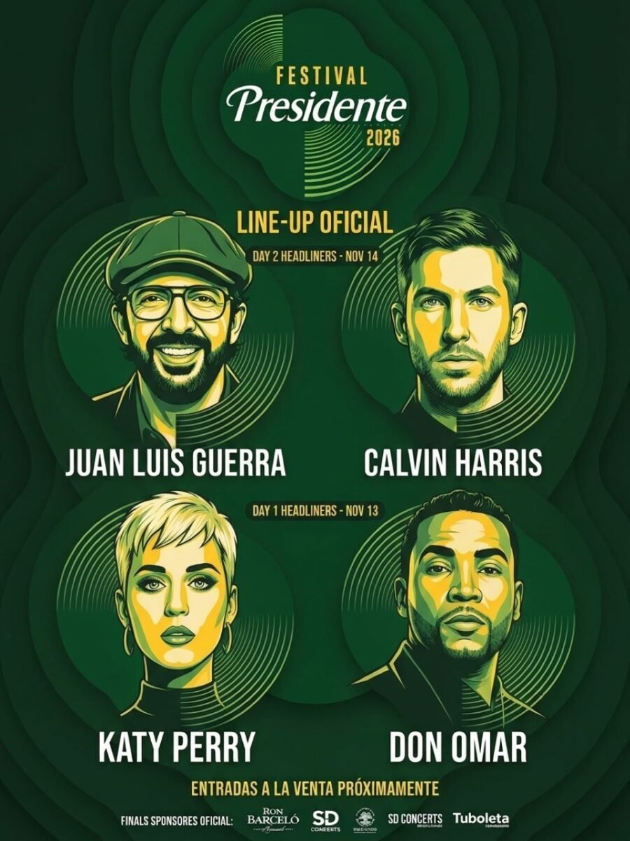 ¡Festival Presidente 2026: Una ‘Chercha’ de Altura con Cartelera de Lujo y Precios Revelados! Festival Presidente 2026: Una Fiesta de Altura con Cartelera de Lujo y Precios Revelados