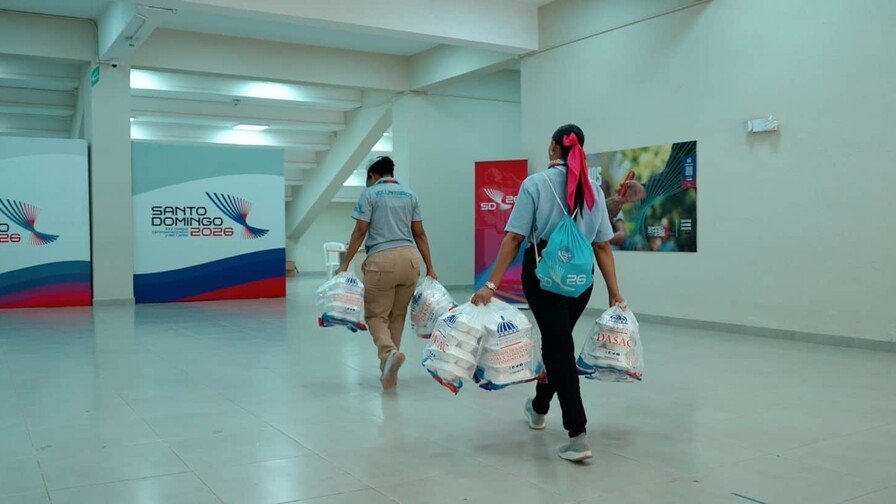 DASAC se Luce con la Comida del Personal en los Juegos Santo Domingo 2026