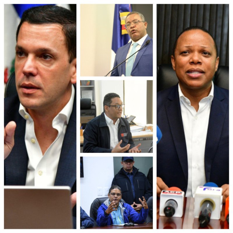 Los Cinco Directores del Intrant en el Gobierno de Abinader