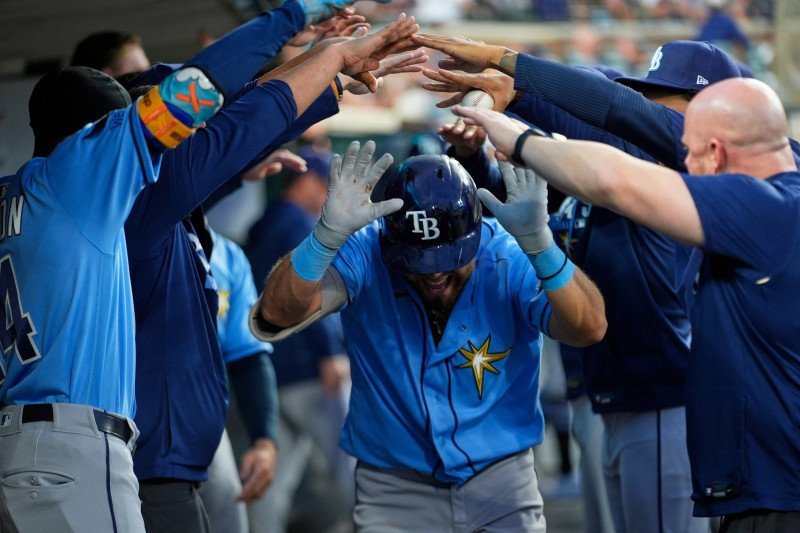 Que vaina de victoria! Aranda y Rasmussen armaron un coro en el terreno para los Rays