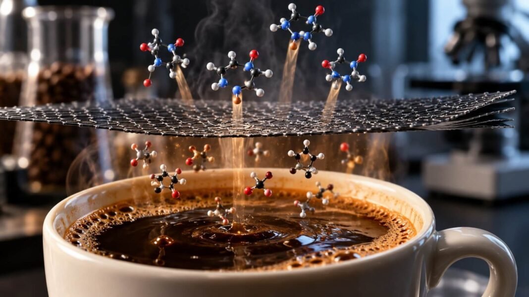 ¡Qué ‘jevi’! Inventan un filtro de grafeno que le quita la mitad de la cafeína al café ya preparado Inventan filtro de grafeno que quita cafeina al cafe preparado