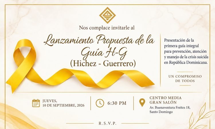 ¡A la cargá! Una ‘vaina’ jevi: Guía H-G contra crisis suicidas llega a Santo Domingo A la carga! Una vaina jevi: Guia H-G contra crisis suicidas llega a Santo Domingo