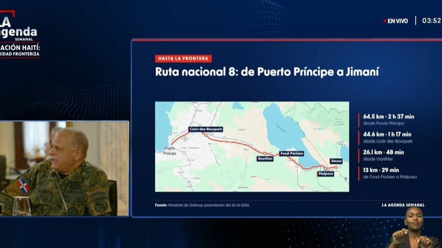 Frontera Dominicana: Distancia de Bandas Haitianas Segun Ministro