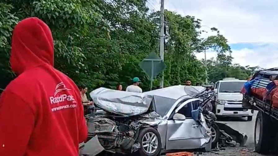 Autopista Duarte: ‘Tapón klk’ por accidente múltiple Autopista Duarte: Tapón kilométrico por accidente múltiple