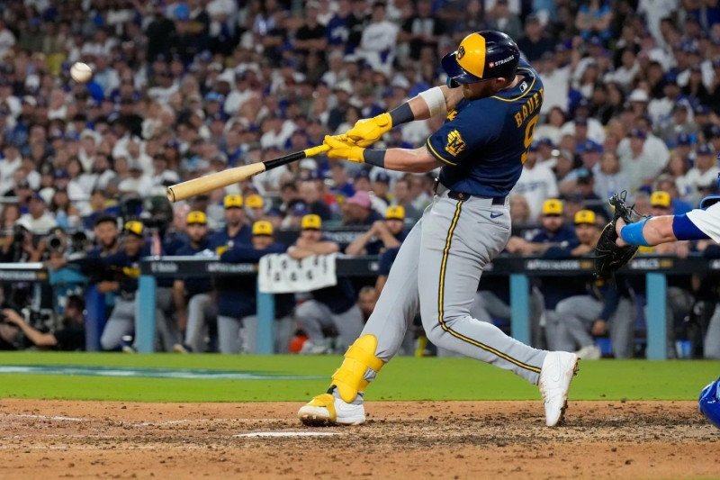 ¡Contra la pared! Cerveceros Ponen a los Dodgers ‘a sudar frío’ en la NLCS Cerveceros Ponen a los Dodgers a sudar frio en la NLCS