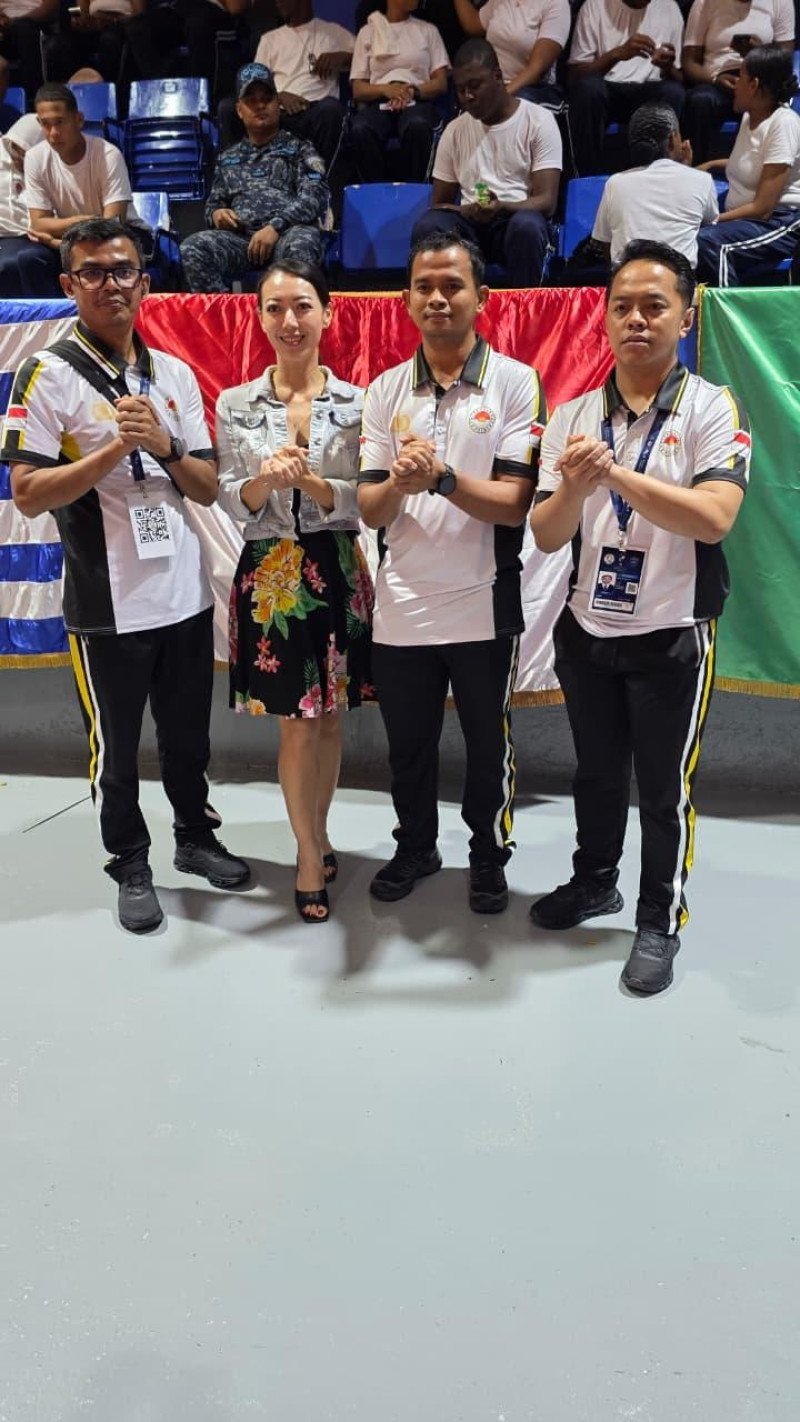 ¡De Cazar ‘Tigueres’ a Cazar Medallas! Unos Polías Indonesios La Dan Por Aquí en los Juegos Mundiales De Cazar Criminales a Cazar Medallas: Oficiales Indonesios Compiten en los Juegos Mundiales de la Policía
