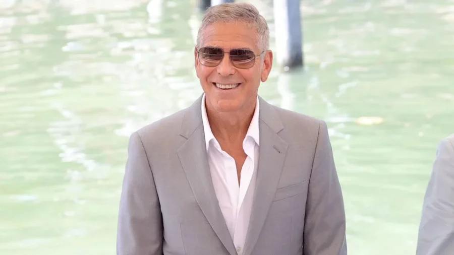 George Clooney armo un jangueo en Nueva Jersey con su nueva pelicula, que jevi!