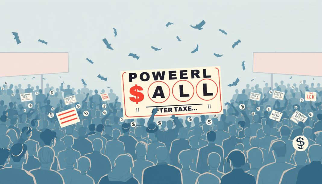 El Dinero de la Loteria Powerball Cash Prize After Taxes