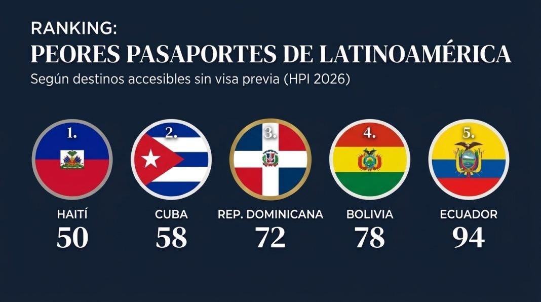 ¡Ay, mi gente! Pasaporte dominicano, una ‘vaina’ complicada en el ranking global Pasaporte dominicano: una situacion complicada en el ranking global