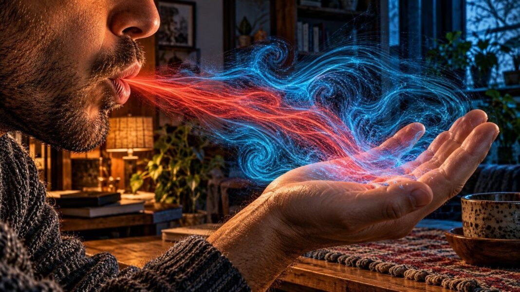 La ‘vaina’ del soplido: ¿Por qué tu aliento cambia la temperatura? La vaina del soplido Por que tu aliento cambia la temperatura