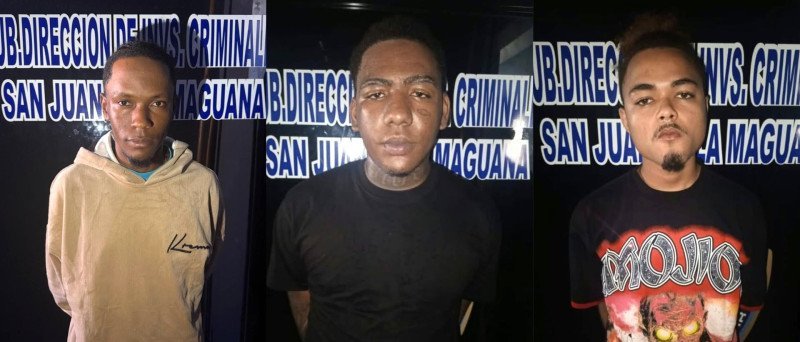 Tres Requeridos por la Justicia se Entregaron a la Policía en San Juan